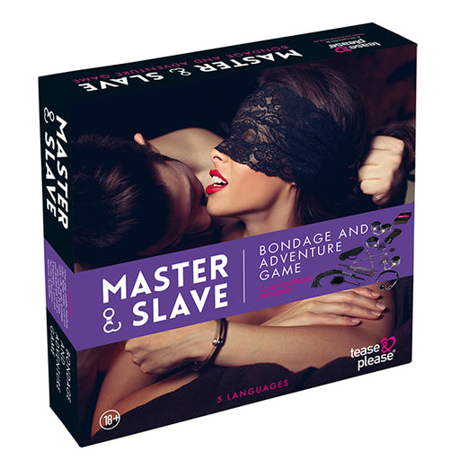 Tease & Please Master & Slave Bondage Spel Paars NL/FR