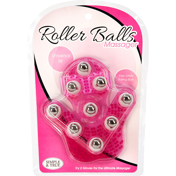 PowerBullet Roller Balls Massager Roze