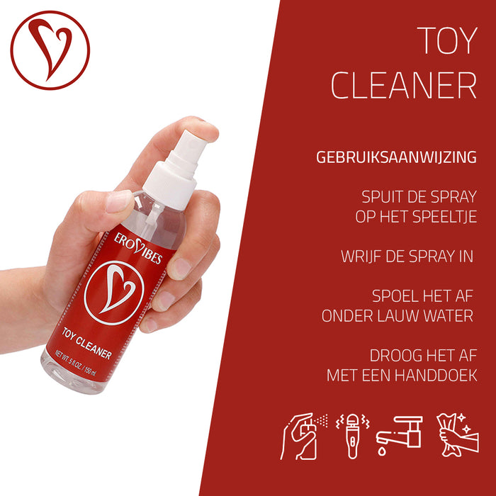 Erovibes Glijmiddel Anaal Op Waterbasis 150 ml + GRATIS Toy Cleaner