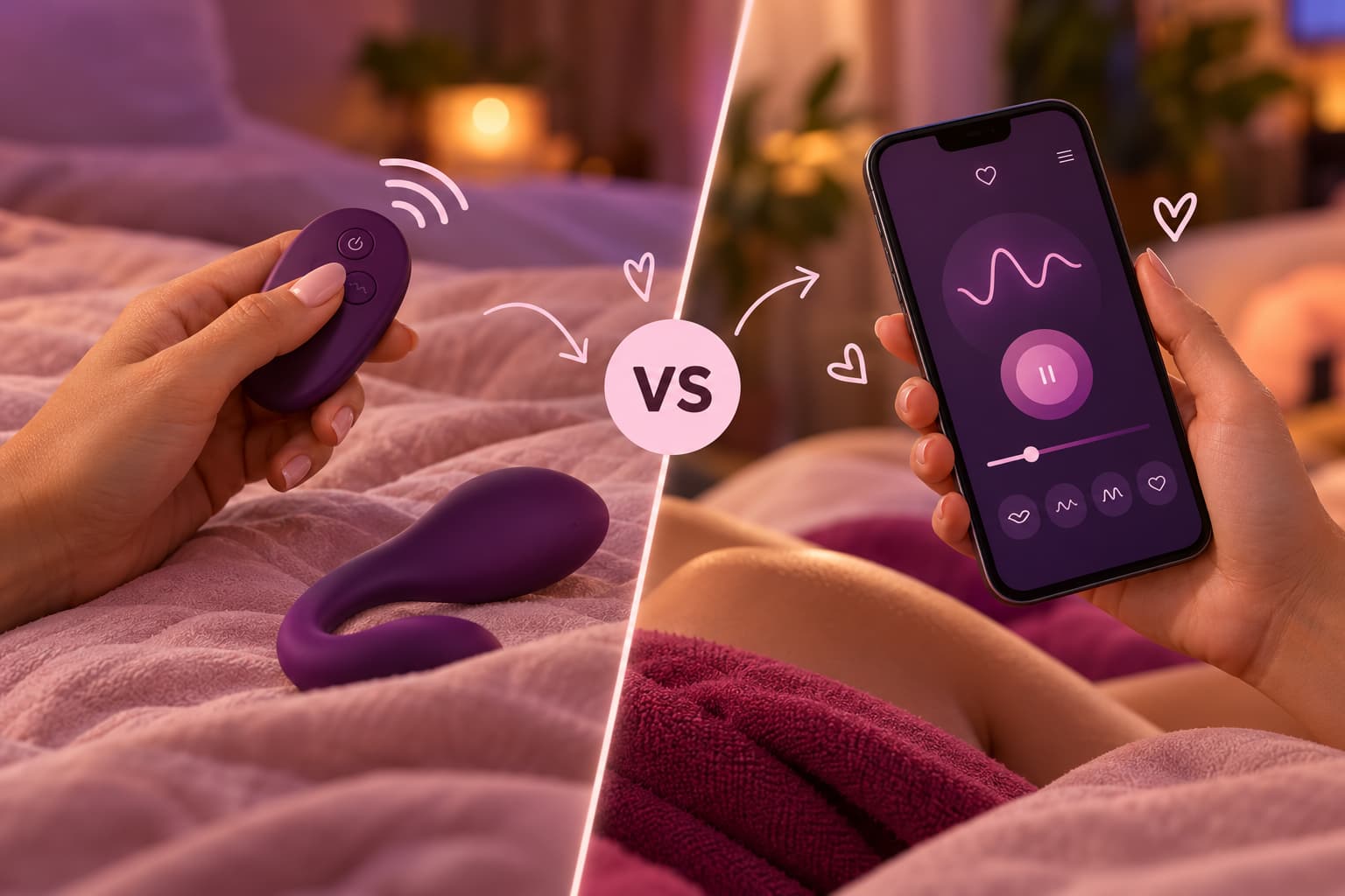 Vibrator met afstandsbediening of app - welke past bij jou?