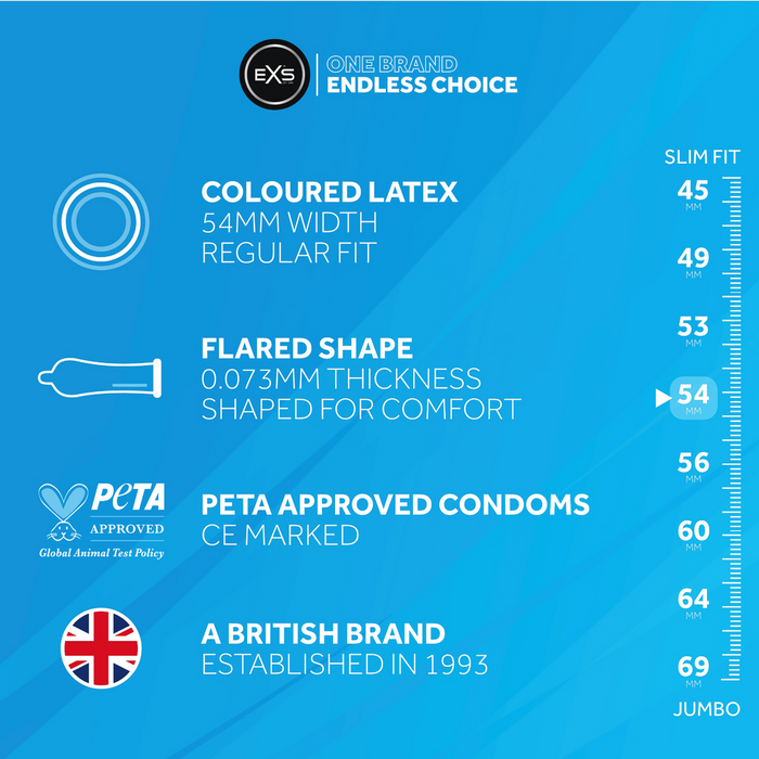 EXS Black Latex Condooms 100 Stuks