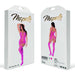 Mapalé Roze Bodystocking Met Visnet Halslijnen & Bandjes
