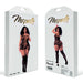Mapalé Zwarte Bodystocking Met Halslijnen & Bandjes