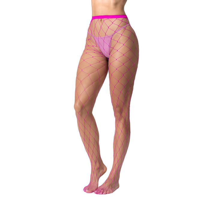 Mapalé Roze Netpanty Met Grove Ruit