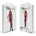 Mapalé Zwarte Visnet Bodystocking Met Strass