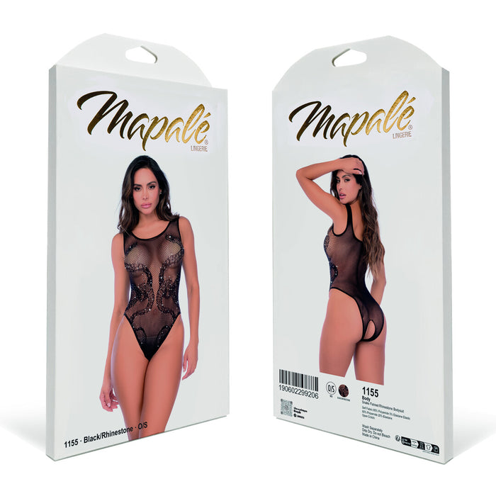 Mapalé Zwarte Slangen Body Met Strass