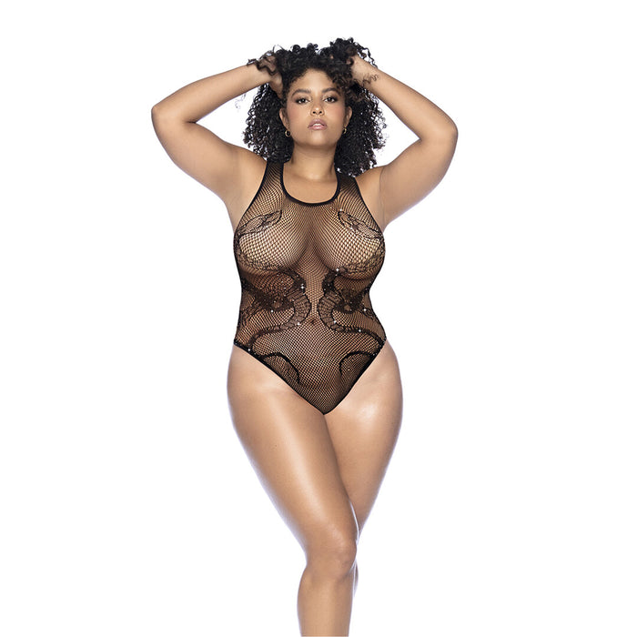 Mapalé Zwarte Slangen Body Met Strass