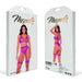 Mapalé Roze Orchidee 2-delige Bloemen Visnet Lingerieset