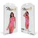Mapalé Roze Hartjes Visnet Body Met Strass