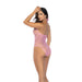 Mapalé Roze Hartjes Visnet Body Met Strass