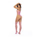 Mapalé Roze Hartjes Visnet Bodystocking Met Strass