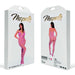 Mapalé Roze Hartjes Visnet Bodystocking Met Veerdetails