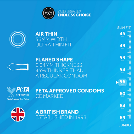 EXS Air Thin Condooms 12 Stuks
