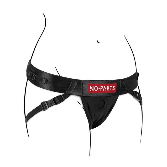 No-Parts Jordan Verstelbaar Strap-on Harnas  Met Enkele Ring