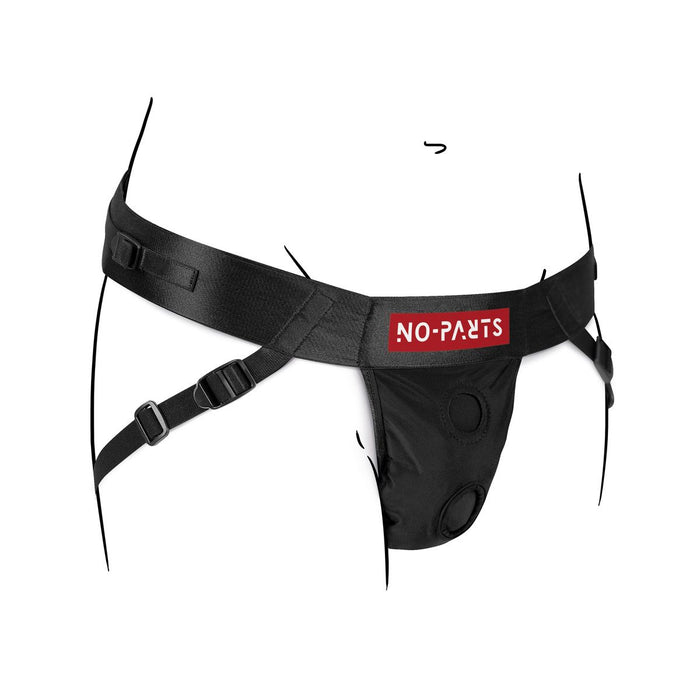 No-Parts Taylor Verstelbaar Strap-on Harnas Met Dubbele Ring