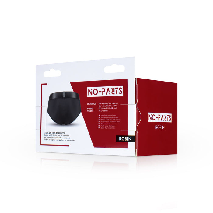 No-Parts Robin Strap-on Harnas Met Enkele Ring