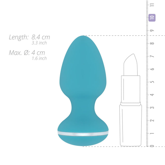 Teazers Blanca Vibrerende Buttplug 8 cm