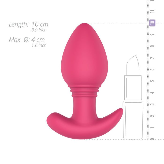 EasyToys Axel Vibrerende Buttplug Met App 10 cm