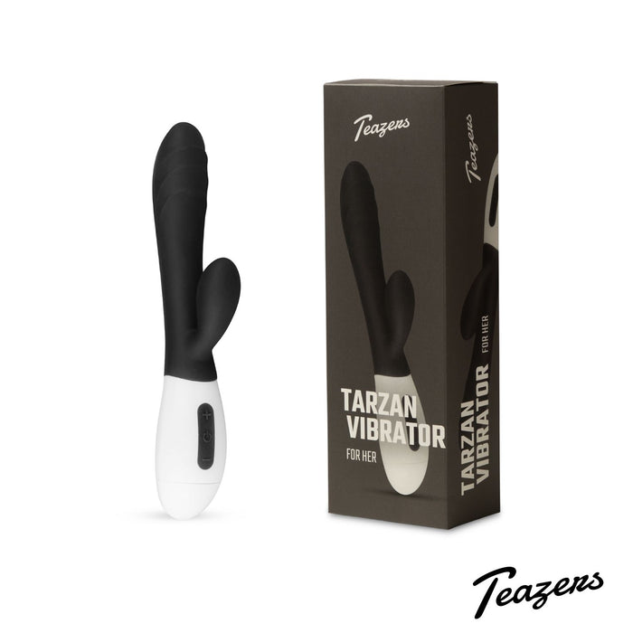 Teazers Tarzan Vibrator Zwart 20 cm