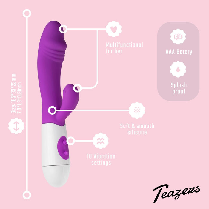 Teazers Rabbit Vibrator 18 cm