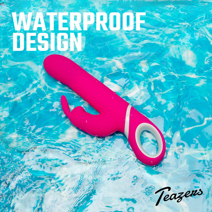 Teazers Rabbit Vibrator Roos 22 cm