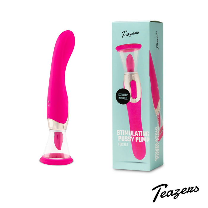 Teazers Vagina Pomp & G-Spot Vibrator 26 cm