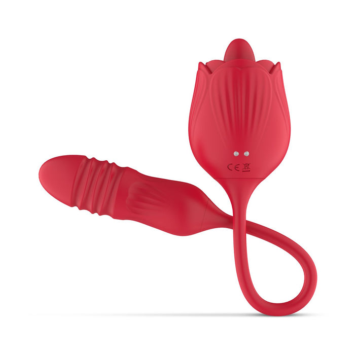 Teazers Stotende Vibrator Met Clitoris Stimulator