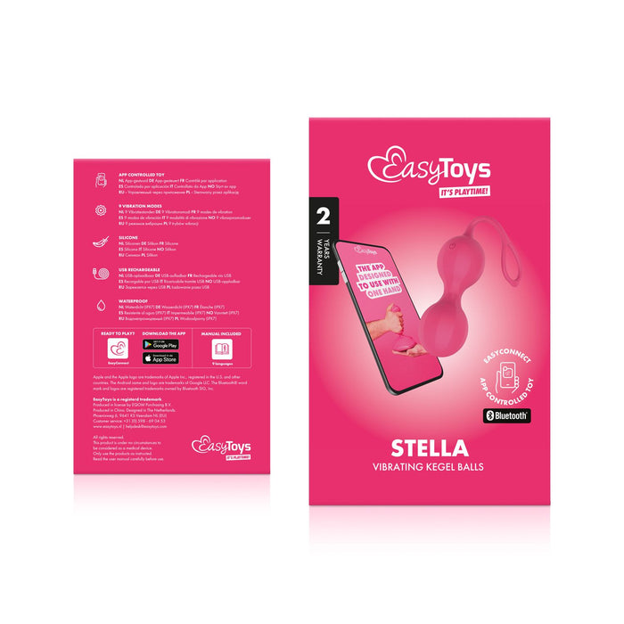 EasyToys Stella Vibrerende Kegel Ballen Met App