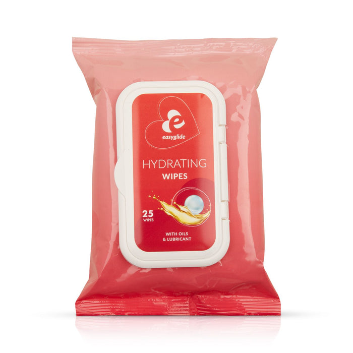 EasyGlide Hydraterende Intieme Doekjes met Glijmiddel en Oliën 25 Stuks