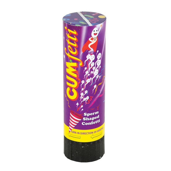 Spencer & Fleetwood - Cumfetti Sperm Shaped Confetti Party Popper