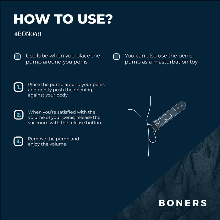 Boners Automatische Penispomp Met Masturbator