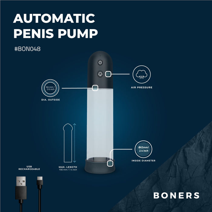 Boners Automatische Penispomp Met Masturbator