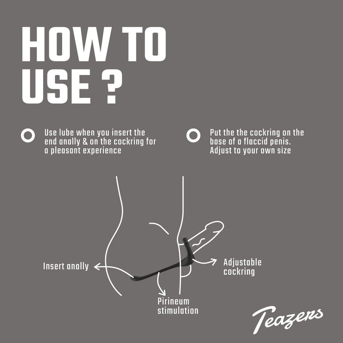 Teazers Tripple Prostaat Vibrator Met Afstandsbediening