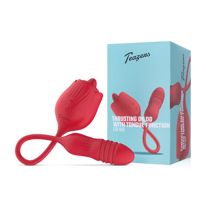Teazers Stotende Vibrator Met Clitoris Stimulator