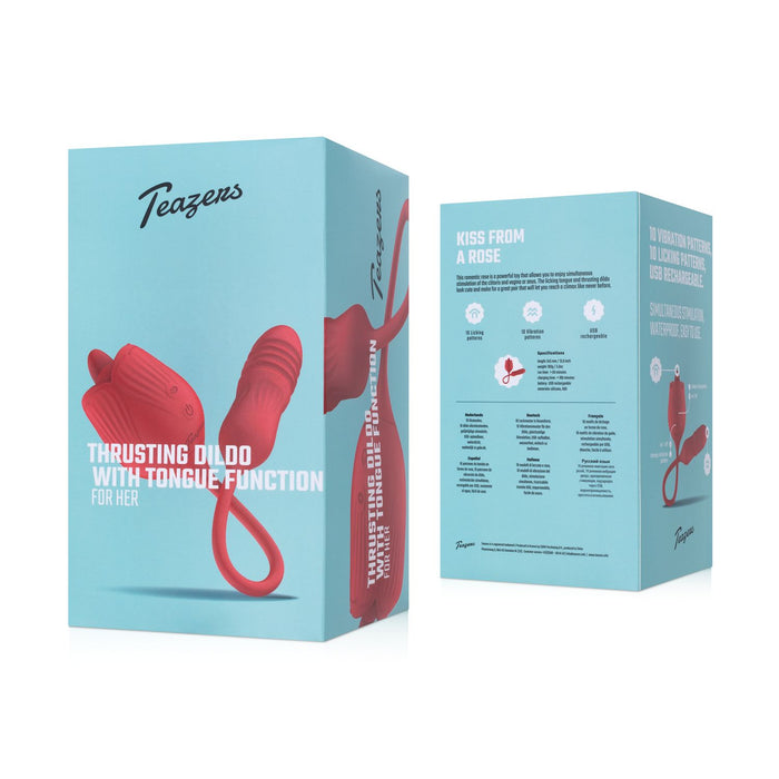 Teazers Stotende Vibrator Met Clitoris Stimulator