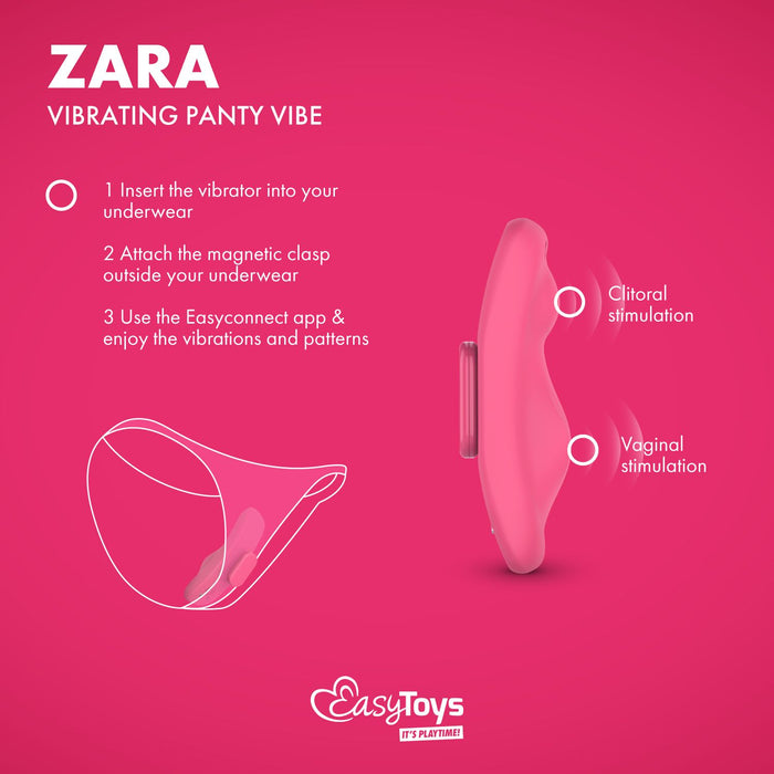 EasyToys Zara Panty Vibrator Met App