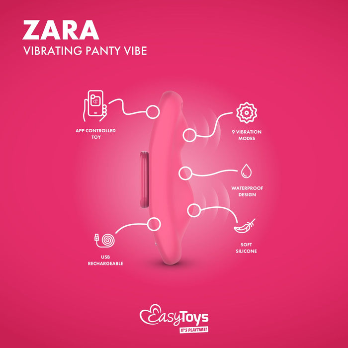 EasyToys Zara Panty Vibrator Met App