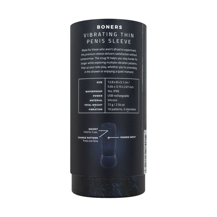 Boners Vibrerende Penissleeve Met Scrotumring