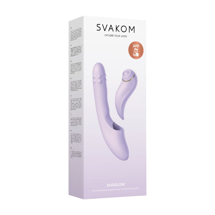 Svakom Duoglow Stotende Vibrator Met App 19 cm