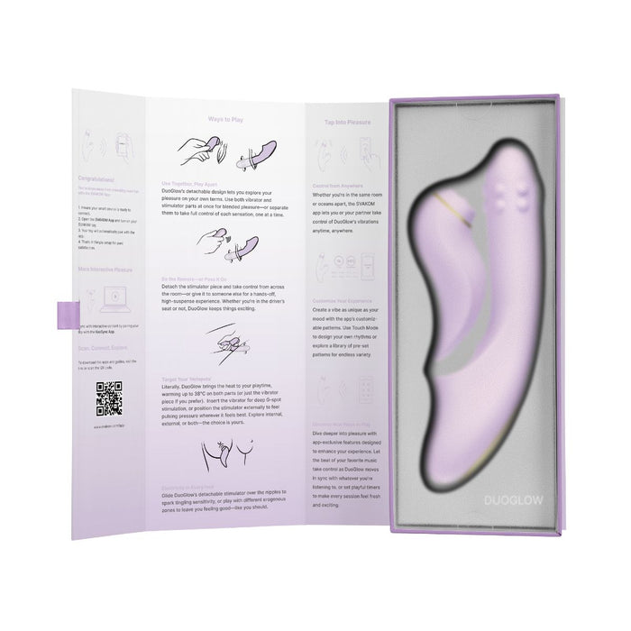 Svakom Duoglow Stotende Vibrator Met App 19 cm