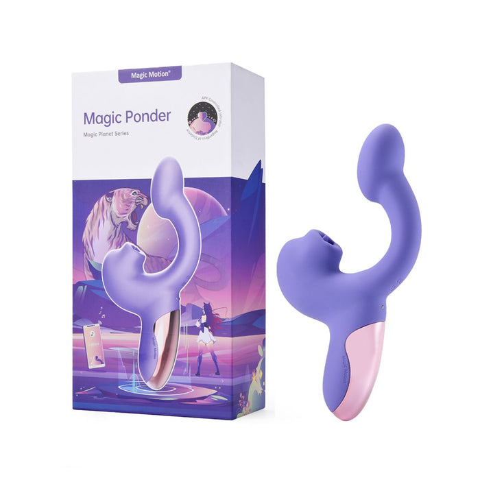 Magic Motion – Magic Ponder Vibrator Met Lick & G Spot Functie – Paars