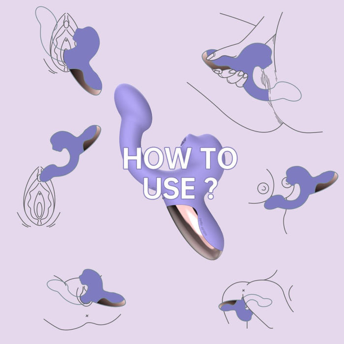 Magic Motion – Magic Ponder Vibrator Met Lick & G Spot Functie – Paars