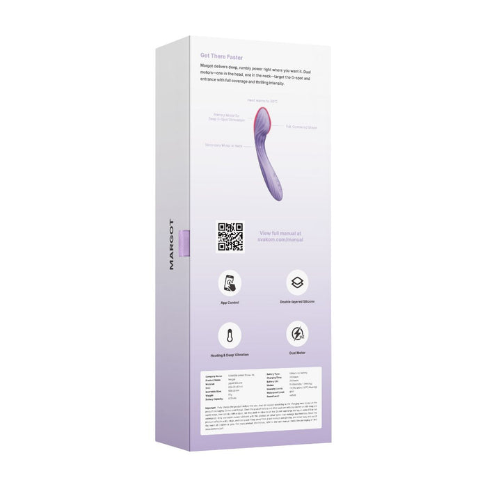 Svakom Margot G-Spot Vibrator Met App 21 cm