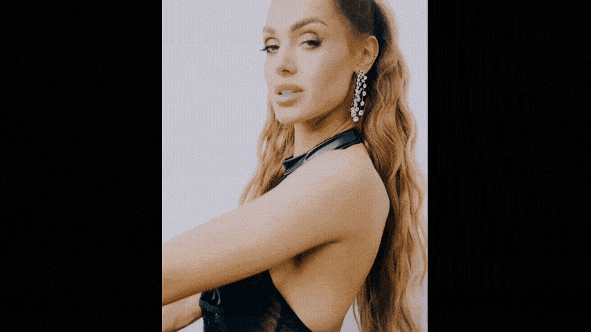 Obsessive Dominna Open Kruis Teddy Zwart