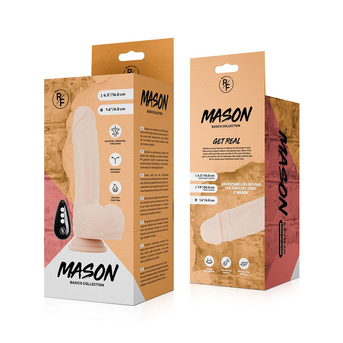 Real Fantasy Mason Stotende Dildo 21,5 cm