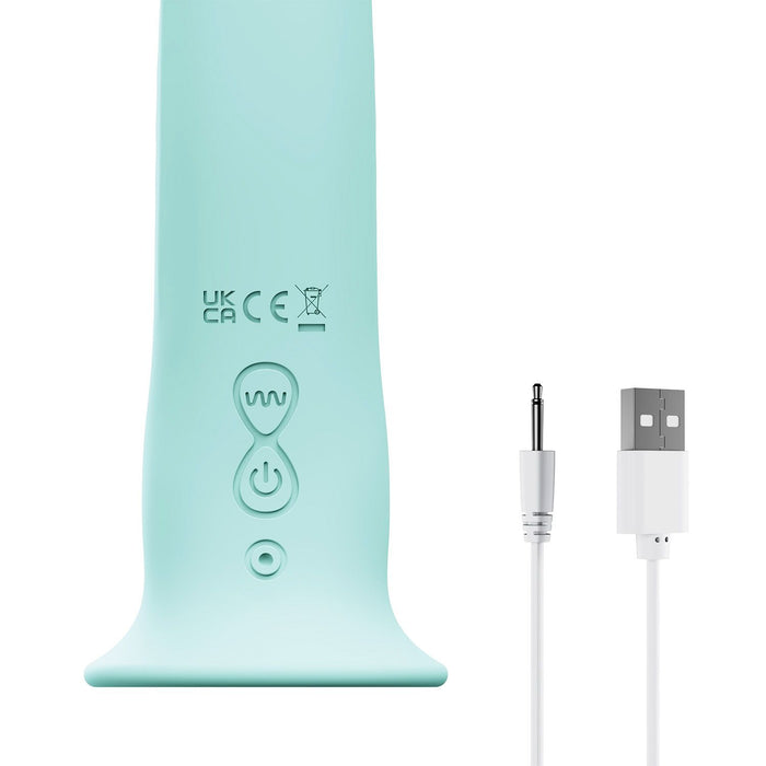 Teazers Roterende Rabbit Vibrator Met Afstandsbediening 20 cm