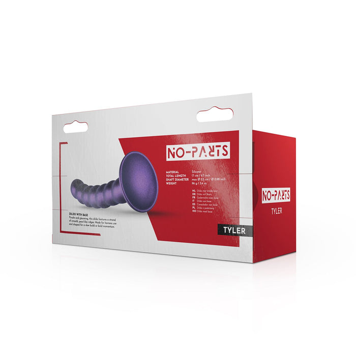 No-Parts Dildo Met Ribbelstructuur 17 cm