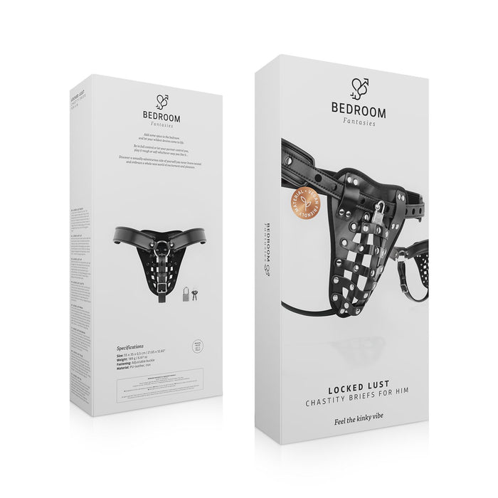 Bedroom Fantasies Chastity Cage Panty Zwart