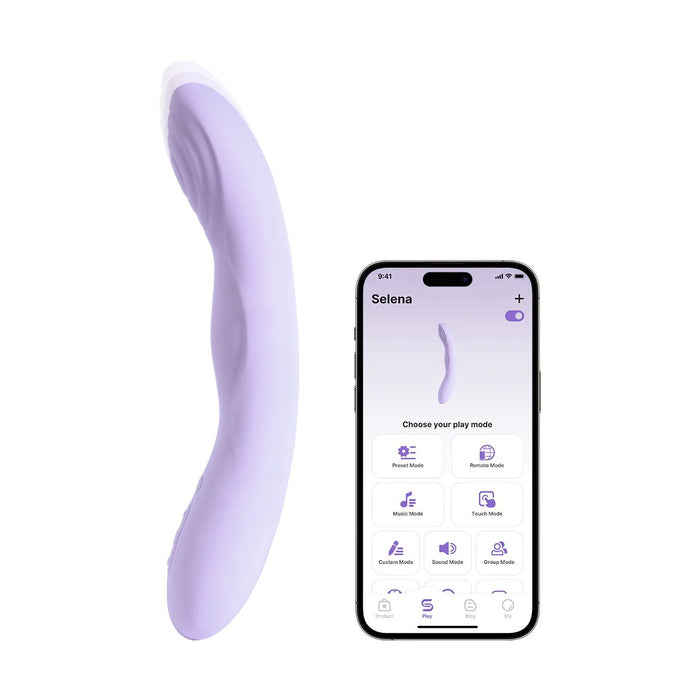 Svakom Selena Verwarmde G-Spot Vibrator Met App 21 cm