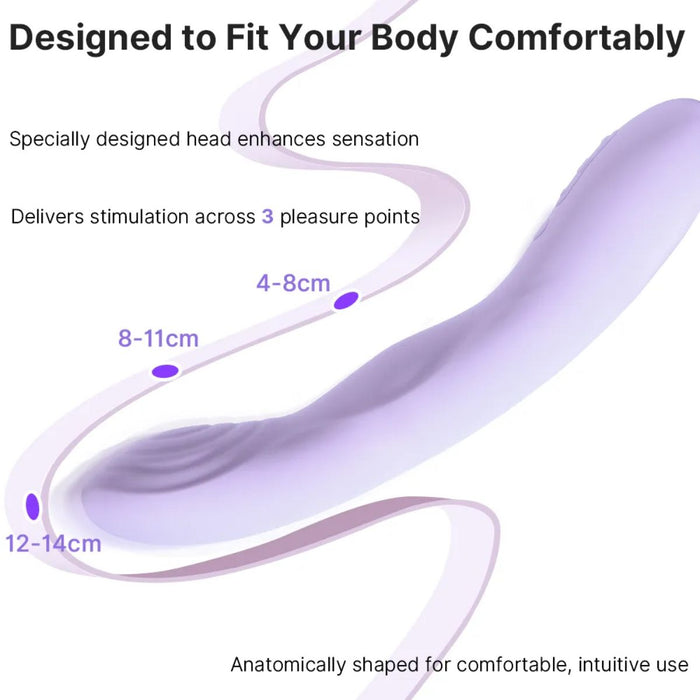 Svakom Selena Verwarmde G-Spot Vibrator Met App 21 cm